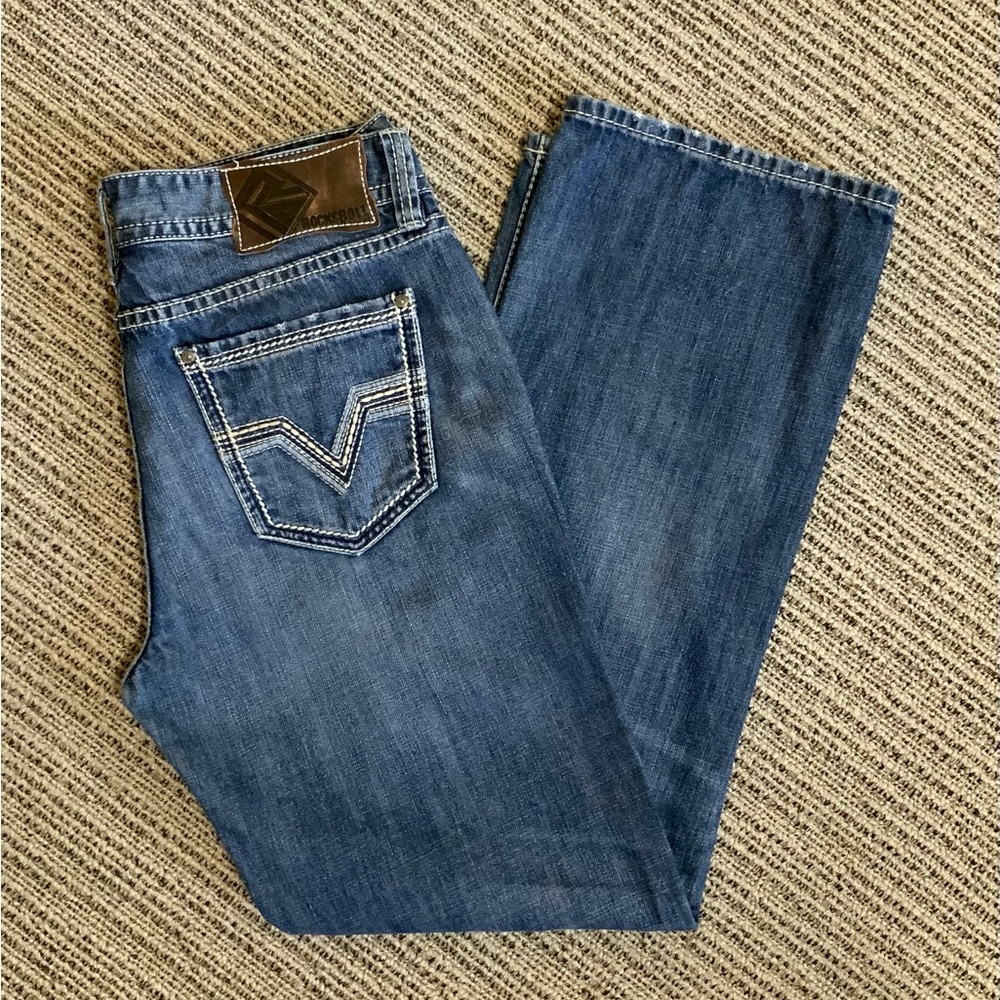 Rock & Roll Cowboy Relaxed Straight Leg Jeans